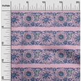 thumbnail image 1 of oneOone Polyester Lycra Fabric Leaves & Floral Block Print Fabric BTY 56 Inch Wide, 1 of 4