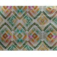 thumbnail image 5 of oneOone Georgette Viscose Green Fabric Ikat Sewing Craft Projects Fabric Prints By Yard 42 Inch Wide, 5 of 5