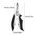 thumbnail image 2 of Fishing Gear Lightweight Plier with Hook Remover for Fly Fishing Line Cutter Tool for Men, 2 of 3