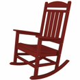thumbnail image 1 of POLYWOOD R100SR Chaise Berçante Présidentielle, Rouge Coucher de Soleil, 1 of 4