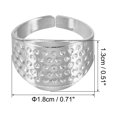 thumbnail image 2 of Unique Bargains Anneaux de Protection Réglables pour Doigts, Argent 10 Pcs, 2 of 6