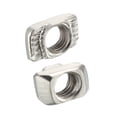 thumbnail image 4 of Unique Bargains Sliding T Slot Nuts, M5 Half Round Roll In T-Nut for 2020 Series Aluminum Extrusion Profile, Carbon Steel Nickel-plated,, 4 of 5