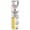 White, variant on HOMCOM 5-Tier Corner Bookcase, Bookshelf with Compartments Door Cabinet
