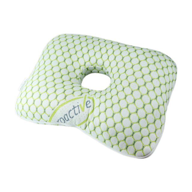 Elodie Coussin de Perçage d'Oreille Protège-Oreiller Rembourrage Confortable Dormeurs Latéraux Coussin Vert