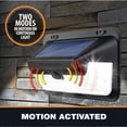 thumbnail image 4 of Bell + Howell Bionic Wall Light Max 2 Pack Solar Powered Motion Activated Outdoor Security Lights with COB LEDs, 4 of 6