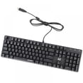 thumbnail image 4 of MesaSe Wired Gaming Keyboard Mechanical Keyboard Υάορ Blue Axis Mechanical Keyboard Office USB Keyboard Blue Red Switch Number keys, 4 of 9