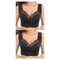 thumbnail image 1 of mmirethe Ribless Bra Lace Offers Skin-Friendly And Breathable Comfort For Women Widened Shoulder Strap Is Stable And Does Not 3XL 2Set, 1 of 6