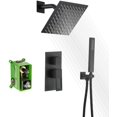 thumbnail image 1 of Black Shower Faucet,Matte Black shower fixtures,sumerain, 1 of 5