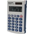 thumbnail image 2 of Calculatrice étudiante portative Sharp EL243S pour l’école primaire et secondaire, très grand affichage à 8 chiffres, alimentation solaire et à pile, 2 of 6