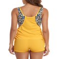 thumbnail image 2 of Women Tankinis Set Spaghetti Strap V-Neck Floral Vest  Boxer Underpants, 2 of 5