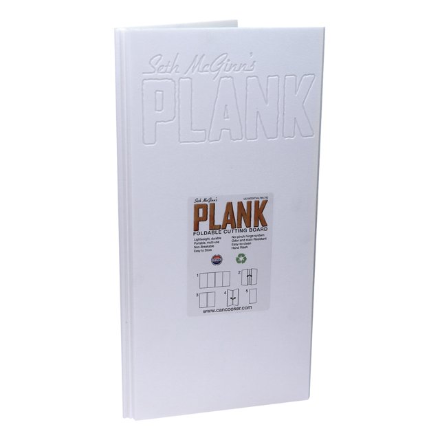 CanCooker SMP1416 16 x 32-Inch Seth McGinn's Plank Foldable Cutting Board, White