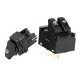 thumbnail image 4 of Pièces 2 Pcs Interrupteur de Fenêtre Électrique avant Gauche Droite Compatible avec 19244642 901-025, 4 of 7