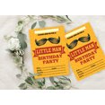 thumbnail image 4 of Darling Souvenir Orange Birthday Invitation Card 28 Pcs Fill or Write In Blank Invites Printable Party Supplies 5 x 7 Inches, 4 of 5