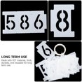 thumbnail image 3 of MasteelfCA 2 Sets Curb Stencils Reusable Number Stencils for Mailbox Address Painting, 3 of 9