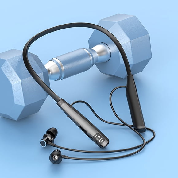 Neckband Bluetooth Headphones,Bluetooth 5.3,Ultra Long Battery 100H Playtime,LED Digital Display,Soft Skin‑Friendly Neck,HD Speaker,Magnetic Design,Noise Reduction,Comfort Wear Sports Earphones