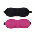 thumbnail image 1 of 2Pcs Sleeping Eyeshade 3D Eye Mask Breathable Blindfold Adjustable Eye Patch for Men Women, 1 of 8