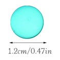 thumbnail image 1 of 30 Pièces Boule Ronde Perles de Polissage Espaceur Perle Multi-Tailles Accessoires Bijoux Fournitures Ensemble Collier Boucles d'Oreilles Résultats Bleu Vert Lumière 12mm, 1 of 7