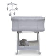 thumbnail image 2 of Delta Children Sweet Breeze Bassinet with Airflow Mesh, Alloy, 2 of 9