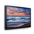 thumbnail image 2 of Designart Sunset Over The Blue Ocean II FLOAT FRAME WALL ART, 2 of 4