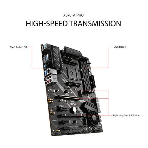 MSI X570-A PRO - Motherboard - ATX - Socket AM4 - AMD X570 Chipset