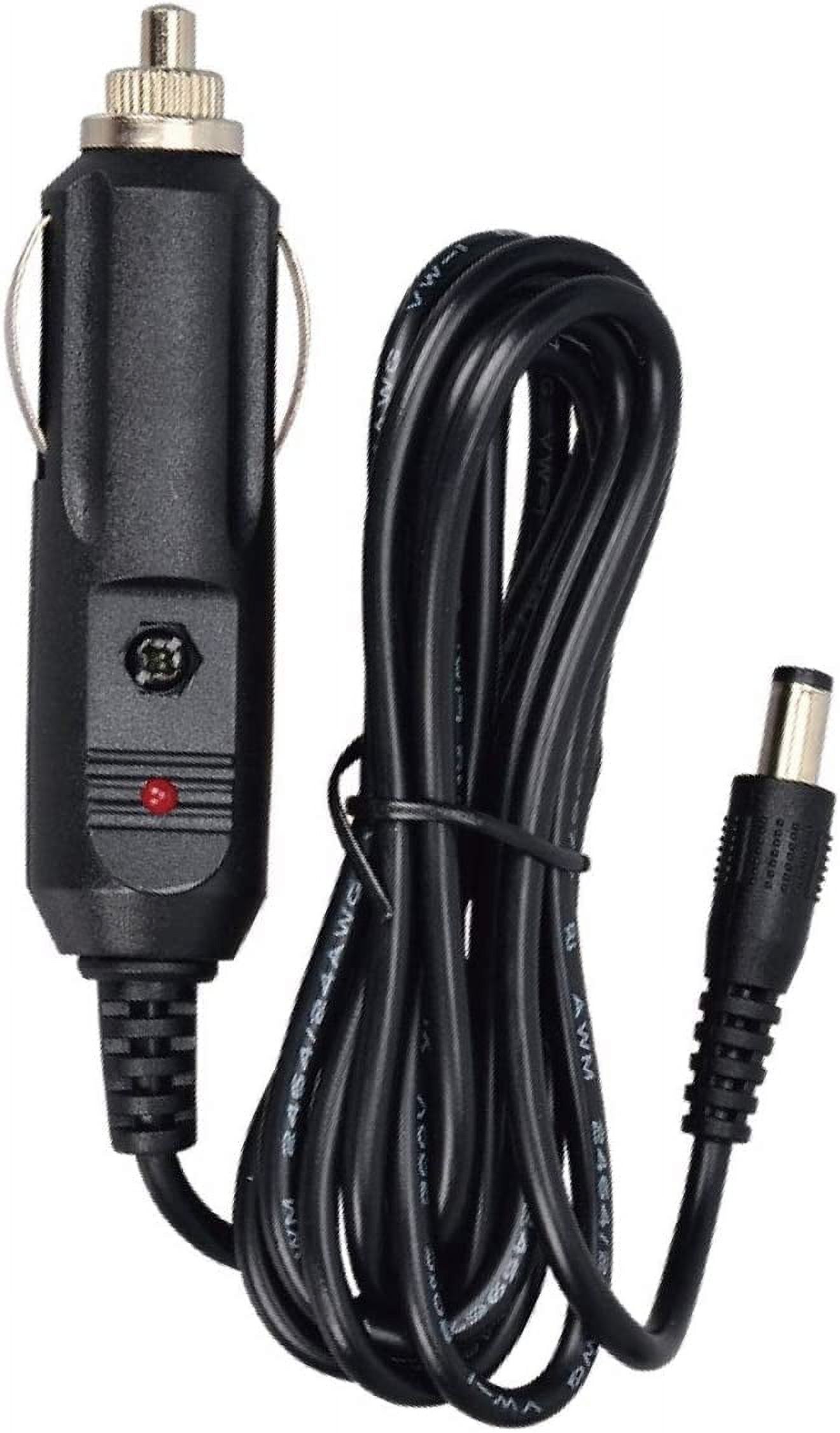 12V Car Adapter Compatible for All Snailax Back Massage Cushion Cigarette Lighter Car Charger Adapter, Black