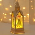 thumbnail image 1 of LED Electronic Candle Castle Lantern Night Light, Battery-Operated Tabletop Decor for Christmas Windo Display and Holiday Party Centerpiece, 1 of 1