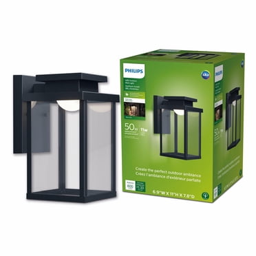 Philips 11" Intergrated LED 50W Outdoor Wall Light