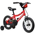 thumbnail image 1 of Schwinn Koen & Elm Toddler and Kids Bike, 14-Inch Wheels, Training Wheels Included, Red, 1 of 5