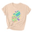 thumbnail image 2 of Levmjia Hauts pour Femmes Grande Taille[MASK1] T-shirt pour Femmes[MASK1] T-shirt Imprimé à Col Rond à Manches Courtes Haut Ample, 2 of 3