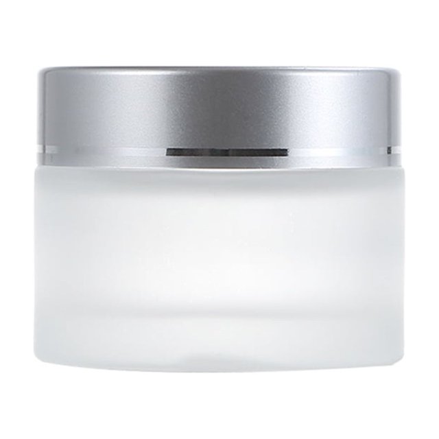 fastboy Convenient And Versatile Matte Cosmetic Face Jar Long-lasting And Recyclable silvery 10g,1 1Set