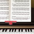 thumbnail image 2 of MasteelfCA 5 Pcs Support de Musique Support Feuille Livre Page Pince Piano Partition Feuille Pince Support de Musique Pince de Page, 2 of 7