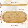 thumbnail image 4 of Margarita Salt Rimmer Reusable Bamboo Sugar Salt Rimmer with Double Plate Bar Glass Rimmer Salt Box Spice Container Bartender Tool for Cocktail and Margarita, 4 of 10