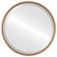thumbnail image 1 of Miroir Rond Encadré London - Peinture Dorée - 25 Pouces x 25 Pouces, 1 of 7