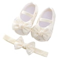 thumbnail image 1 of Espadrilles de Mode pour Bébé à Semelle Souple pour Tout-Petits, Robe Perle, Fleur d'Abord, 1 of 7