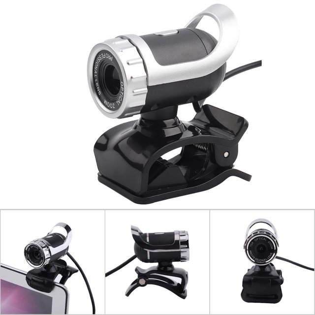 PC Video Camera, PC Camera, Web Cam Camera HD Web Camera USB 2.0 12M Pixels Clip-on Webcam Web Camera HD 360 Rotating Stand Built-in Microphone For PC