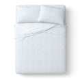 thumbnail image 1 of Mainstays Kids 220TC Cotton Stripe Blue Queen, 4 Piece Sheet Set, 1 of 8