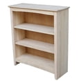 thumbnail image 1 of International Concepts Home Accents Unfinished 36" Shaker Wood Natural Bookcase, 1 of 8