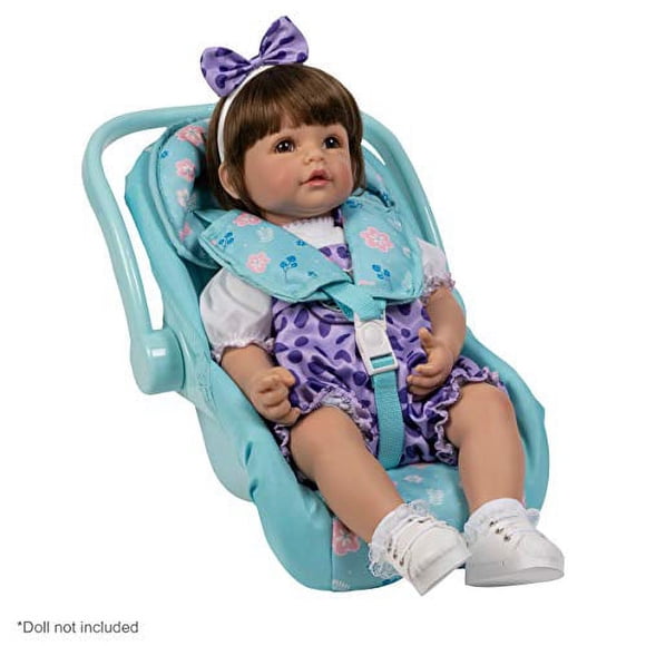 Adora Baby Doll Car Seat - Flower Power Car Seat Carrier, Perfect Doll Accessory That Fits Dolls Up to 20 inches