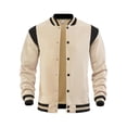 thumbnail image 1 of Cardigan Décontracté à Fermeture Éclair pour Homme avec Col Montant et Manches Longues, 1 of 9