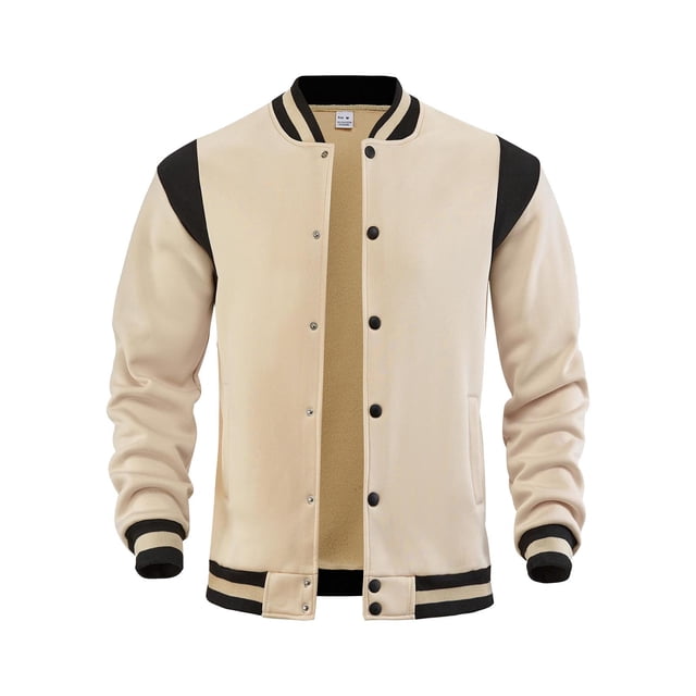 Cardigan Décontracté à Fermeture Éclair pour Homme avec Col Montant et Manches Longues