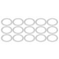thumbnail image 1 of 15pcs Durable M18 Silver Tone Oil Drain Plug Gaskets Replacement for Volvo 977751, 1 of 5