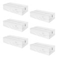 thumbnail image 1 of yuksok 6 Pieces Wooden Wreath Stand Base Wedding Decoration DIY for Collection Home White, 1 of 8