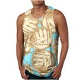thumbnail image 2 of LSLJS Baseball Tank Tops for Men Summer Casual Sleeveless T Shirts Funny Baseball Graphic Tank Tops, 2 of 5