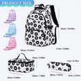 thumbnail image 3 of WHEANG Donut Printed School Backpack For Girls Backpack With Lunch Box Lightweight Water Kids Bookbags Set, 3 of 9