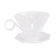 thumbnail image 2 of Coffee Brewing Filter Cone, Resin Pour Over Coffee Dripper Stable  For Office Transparent,Beige, 2 of 8