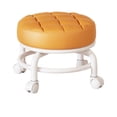 thumbnail image 1 of Rolling Low Stool with Wheels, Multi-Functional Seat for Home/Workshop, Black, 1 of 2
