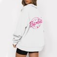 thumbnail image 1 of Mode Décontractée à Manches Longues Imprimé Floral Fermeture Éclair Épaule Extérieure Surdimensionné Sweat-Shirts Noir S, 1 of 6