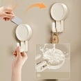 thumbnail image 2 of Suction Cup Hooks Waterproof Hangers for Shower and Kitchen Hooks Removable, 2 of 4