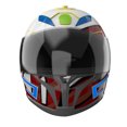 thumbnail image 4 of Motorcycle Helmet EL Cold Light 4 Mode Led Bike Helmet Light Lights Strip Bar Blue, 4 of 8
