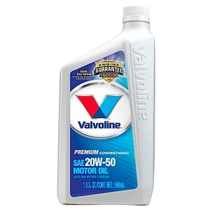 Valvoline Oil 822344 SAE 20W-50; 1 Quart Bottle; Case Of 6